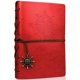 thumbnail image 1 of Cuaderno de escritura de diario de viaje para tomar notas sobre la marcha, cuaderno de notas de cuero PU vintage, A6, página sin forro, carpeta de 6 anillas, 7 x 5 pulgadas, 80 hojas/160 páginas (gris) Zhivalor CZBG-HY8-3, 1 of 7