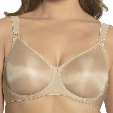 Dominique Women s Nanette Everyday Seamless Comfort Nursing Bra (30B-44G) #7600 - Nude - 34F