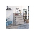 thumbnail image 5 of FM FURNITURE Lagos Four Drawer Dresser, One Shelf, Superior Top, 5 of 6
