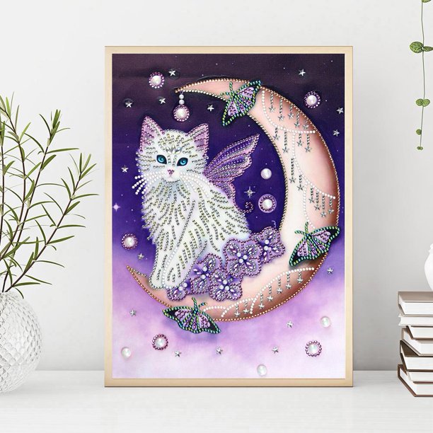 Cuadros Decorativos 5D DIY gato especial en forma de diamante pintura cruz puntada mosaico kits arte de la pared Ndcxsfigh Nuevos Originales