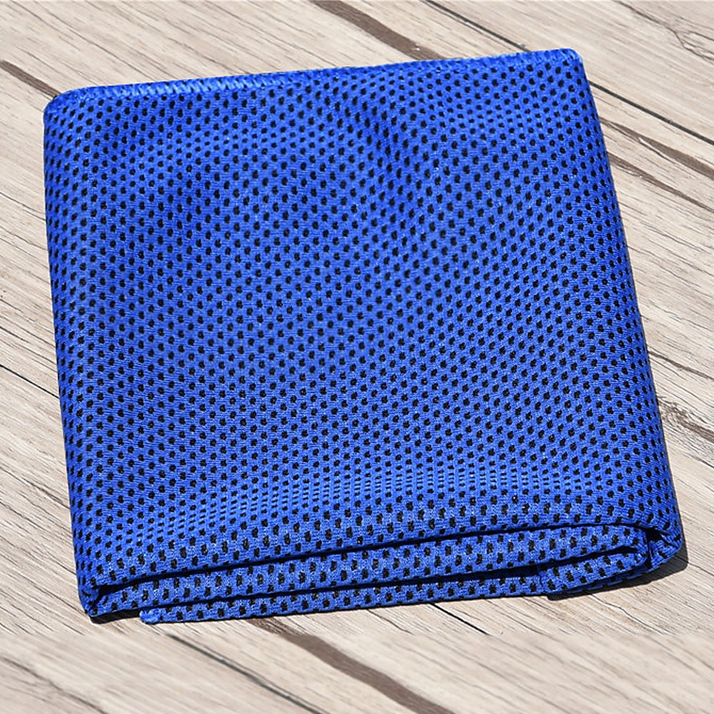 Lot De 4 Serviettes De Sport Rafraîchissantes 100x30 Cm - Absorption Rapide, Séchage Rapide - Pour Fitness, Camping, Randonnée - 11