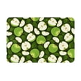 thumbnail image 2 of Front Door Mat Indoor Outdoor Outside Entrance - 16*24in Washable Green Fruit Thin Bathroom Rugs Fit Under Door, Bath Rugs for Bathroom, Kitchen Rugs Mats for Floor, 2 of 6