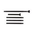 thumbnail image 1 of Barra Extensible Para Cortina De Ducha De Baño De 80 A 240cm Belug Negro, 1 of 5