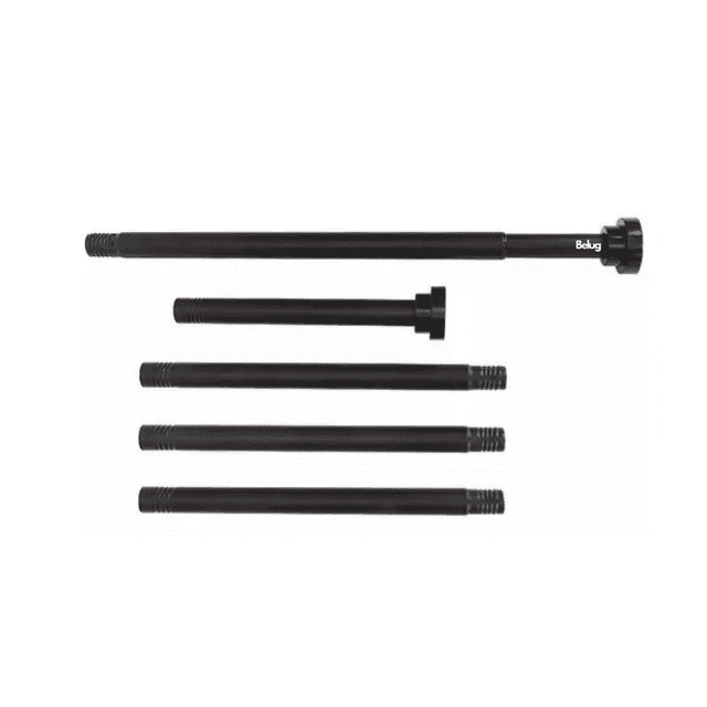 Barra Extensible Para Cortina De Ducha De Baño De 80 A 240cm Belug Negro