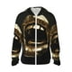 thumbnail image 1 of Fotbe Golden Lips Modern Sculpture Chaqueta con Protección Solar UPF 50+ para Hombre y Mujer, Camisa con Capucha y Bolsillos-XX-Large, 1 of 7