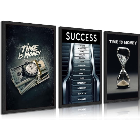 3pcs Boho Wall Art Mid Century Modern Wall Decor Posters Abstract Color Block Geometric Canvas Paintings Prints Colorful Simple Line Pictures for Living Room Bedroom Home Decoration（12x16） (Unframed,