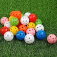 thumbnail image 1 of Practice Golf Balls 24 Pack, 42mm Plastic Golf Balls, Practice Golf Balls for Backyard, Training Golf Balls (Multicolor), 1 of 5