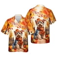thumbnail image 3 of Happy Thanksgiving Yorkshire Terrier Give Thanks Fall Beanie Scarf Welcome Hawaiian Shirt Breathable Summer Unisex Merch Yorkie Dog Lover Gifts - 00020, 3 of 6
