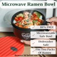 thumbnail image 3 of Olla de fideos Ramen Bowl AI LOVE PEACE para microondas de 1200 ml, 3 of 9
