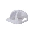 thumbnail image 5 of Top Headwear USA Flag Flat Bill Trucker Mesh Snapback Hat - White, 5 of 5