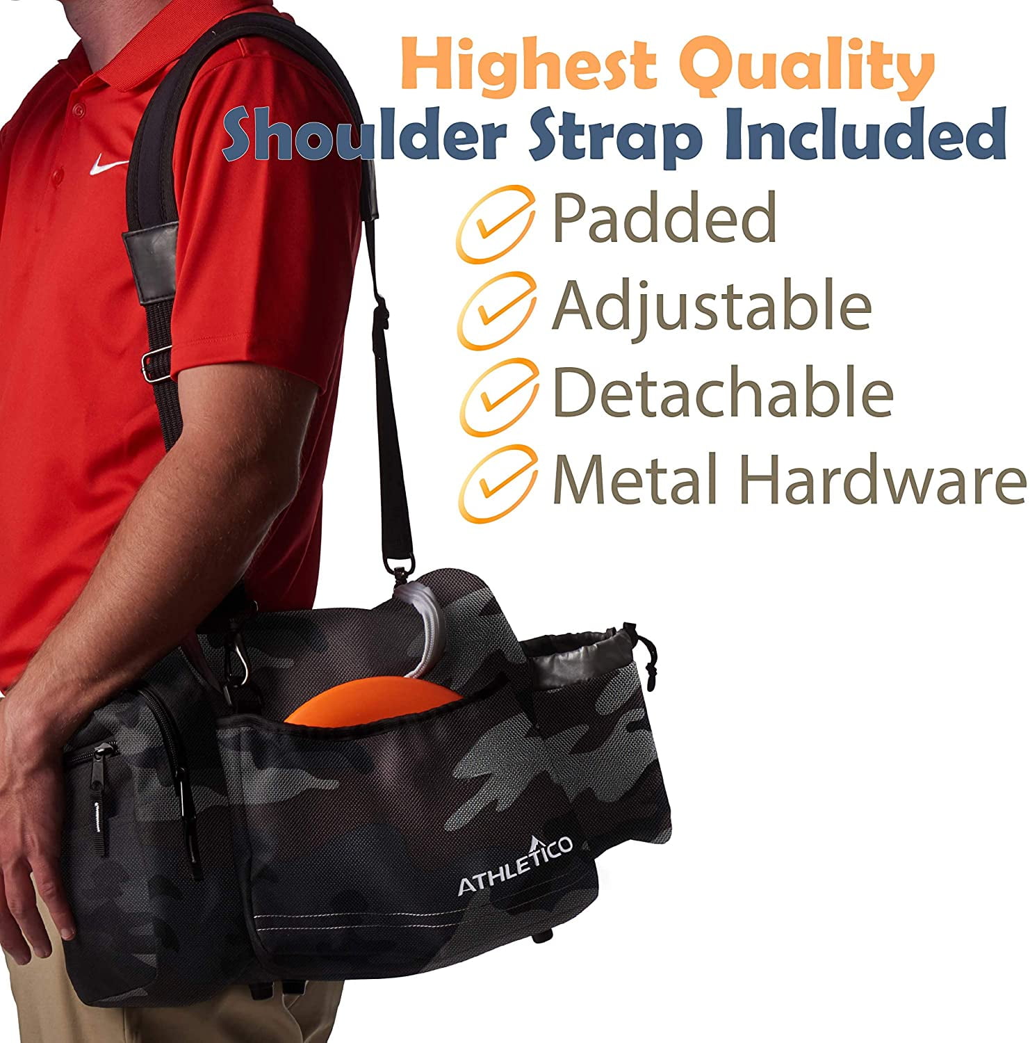 athletico disc golf backpack