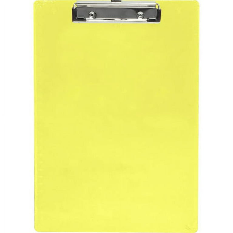 Saunders Neon Plastic Clipboards - 0.50 Saunders Neon Plastic Clipboards - 0.50