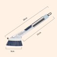 thumbnail image 3 of PENGXIANG Long Handled Pot Scrubbing Brush With Dishwashing Liquid Dispenser, 3 of 3