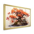 thumbnail image 2 of Designart "Bonsai Charm Autumn's Delight II" Landscapes Framed Wall Art Decor - Modern Farmhouse Brown Tree Bonsai Hallway Framed Wall Art Decor, 2 of 6