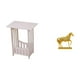 thumbnail image 1 of Mesita De Noche Portátil Y Versátil Con Figura De Caballo Decorativa. Práctica Mesa Auxiliar Para Hoteles, Cafeterías, Pasillos, Salas De Estar Y Balcones. Escultura De Animal. Estatuas De, 1 of 8