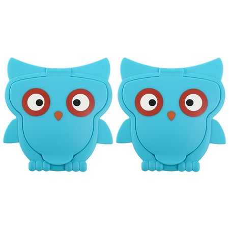 

2Pcs Dustproof Wet Wipe Lid Anti-Dirt Cartoon Lid Wipes Dust Cover Wet Tissues Lid Sky-Blue