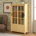 thumbnail image 3 of Ameriwood Home Aaron Lane Bookcase with Sliding Glass Doors, Pale Blue, 3 of 9