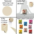 thumbnail image 3 of Renova Vanilla Jumbo Toilet Paper, 6 Rolls, 180 Sheets Per Roll, 3 of 6