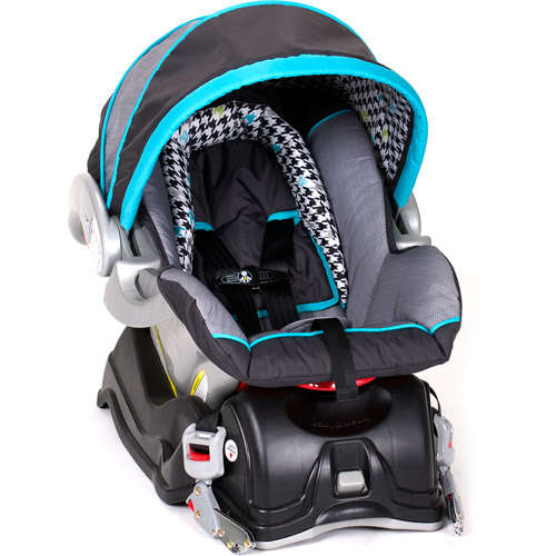 Baby Trend EZ Ride 5 Travel System, Houndstooth Blue - image 4 of 6