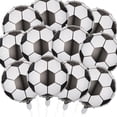 thumbnail image 1 of Globos de fútbol Mokesova, lámina de 18 pulgadas para fiesta de fútbol, 12 unidades, 1 of 1