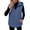 Blue, variant on Women's Quilted Vest Hooded Zip Up Sleeveless Puffer Jacket Lightweight Warm Diamond Quilted Outerwear with Pockets Fall Winter Fashion for Work Travel Outdoor Khaki,S