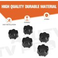 thumbnail image 4 of A & UTV PRO Black Tire Wheel Hub Caps Center Covers for Polaris Ranger RZR 800 900 XP 4 Turbo Accessories, Replace #1521509-521, 4 of 6