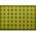 thumbnail image 1 of Ahgly Company Machine Washable Indoor Rectangle Abstract Yellow Contemporary Area Rugs, 6' x 9', 1 of 4