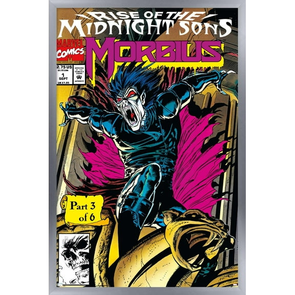 Marvel Comics - Morbius - Morbius #1 Wall Poster, 22.375" x 34", Framed