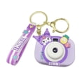 thumbnail image 2 of Llavero con colgante de cámara de proyección de dibujos animados de Sanrio con forma de perro de orejas grandes de peluche para mujer, 2 of 6