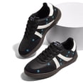 thumbnail image 4 of LUCKY STEP Fashion Floral Embroidery Retro Sneakers Casual Walking Shoes,Black,Womens, 4 of 6