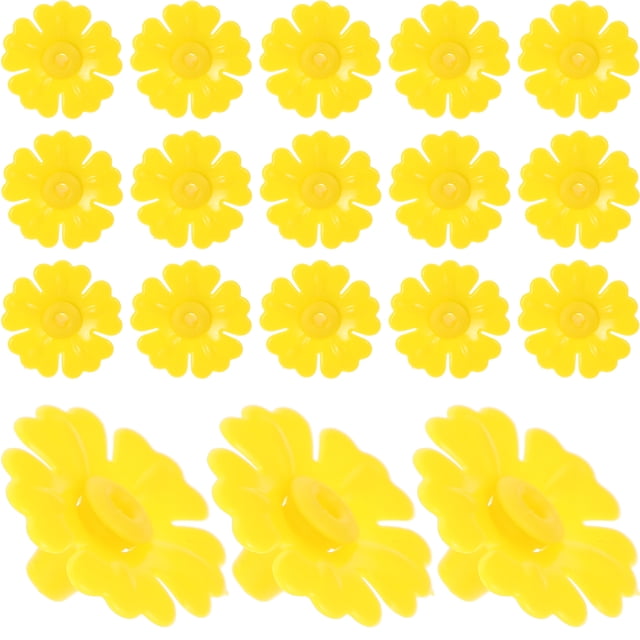 MasteelfCA 20pcs Hummingbird Feeder Replacement Flowers Plastic Bird Feeder Flowers Feeder Parts
