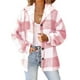 thumbnail image 1 of Sudadera con capucha y manga larga para mujer, informal, con cuello de botón, blusa y capucha, abrigo para mujer, 1 of 7