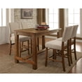 thumbnail image 7 of Furniture of America Sinuata Rustic Wood Rectangle Pub Table in Natural, 7 of 7