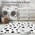 thumbnail image 5 of ODIKA 5'x7' Machine Washable Non-Slip Area Rug, Rustic Dairy Inspired Decorative Floor Covering High Traffic Rug, Black, 309881, 5 of 5