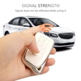 thumbnail image 5 of Key Fob Cover Key Case Shell Compatible with Lexus,Smart Key Car Accessories,White Sliver, 5 of 6