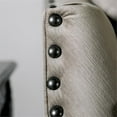 thumbnail image 4 of Furniture of America Felicity Chenille Upholstered Sofa in Light Brown, 4 of 6