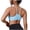Sky Blue, variant on Sports Bras for Women Racer Backs Stretch Scoop Neck Workout Yoga Gym Lingeries Bralette Coffee S