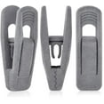 thumbnail image 1 of Tofiigrem Clips Para Perchas De Terciopelo Gris (Paquete De 80) Clips Para Perchas De Terciopelo Resistentes Y Antideslizantes Para Perchas De Faldas De Terciopelo Perchas Para Pantalones De Terciopel, 1 of 5