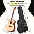 thumbnail image 4 of Funda CAHAYA para guitarra Jumbo y Dreadnought de 44 pulgadas, 4 of 7