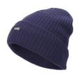thumbnail image 2 of deevoka Adult Knit Beanie Warm Mens Cold Weather Cotton Slouchy Caps, 2 of 4