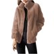 thumbnail image 2 of Suéter de moda para mujer, cuello alto grueso, cárdigan cálido con cremallera, tops de forro polar, chaqueta de suéter, abrigo para mujer, 2 of 6