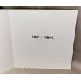 thumbnail image 2 of Sorry Greeting Card w/Envelope NEW, 2 of 2