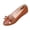 Brown, variant on Flats for Women Dressy Casual PU Leather Bow Round Toe Low Heel Slip on Ballet Flats Comfort Breathable Cushion Sole Shallow Mouth Dress Shoes for Walking Vacation Travel