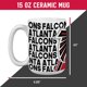 thumbnail image 4 of Rico Industries Nfl Football Atlanta Falcons Taza De Café De Cerámica Blanca De 15 Onzas, 4 of 5