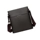 thumbnail image 4 of Bolso de hombro para hombre, moderno, informal, para oficina, portátil, con correa de hombro ajustable para Marrón, 4 of 9