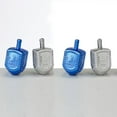 thumbnail image 3 of Rite Lite "Jar" of Dreidels, Spin the Dreidel Hanukkah Game with 25 Silver/Blue Pieces, 3 of 3