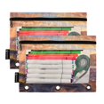 thumbnail image 3 of Dog Beach Sea Wave Sunlight Sky 2 Pack Pencil Pouches Zipper Pencil Case 3 Ring Pencil Pouch Cosmetic Bag, 3 of 6
