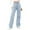 Light Blue, variant on Guluxicc Womens Jeans Casual Stretch Straight Leg High Rise Denim Pants
