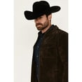 thumbnail image 2 of Cody James Men's Suede Hermitage Cromwell 2.0 Jacket - CJFA23O9-DKBRN, 2 of 4