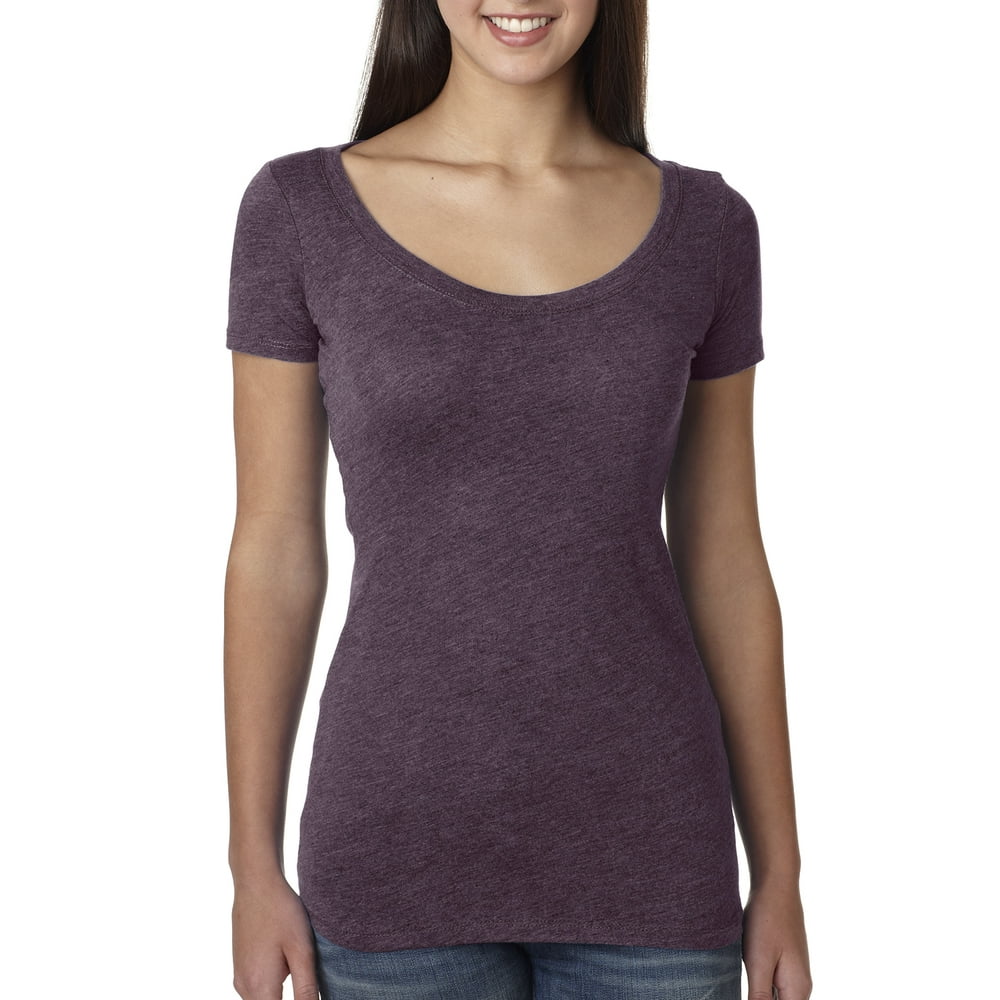 Next Level Apparel - Next Level Women's Fashionable Scoop-Neck T-Shirt, Style NL6730 - Walmart